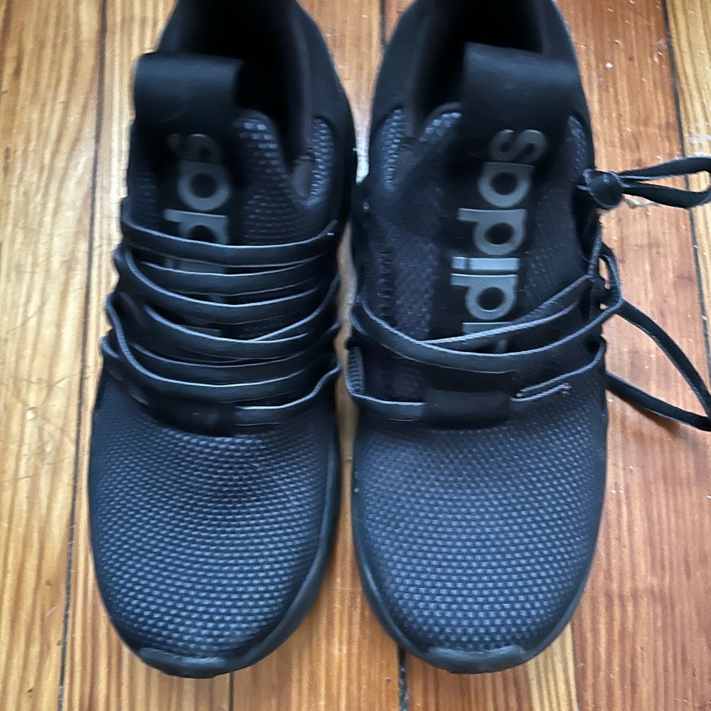 Adidas kids Black Mesh Sneakers